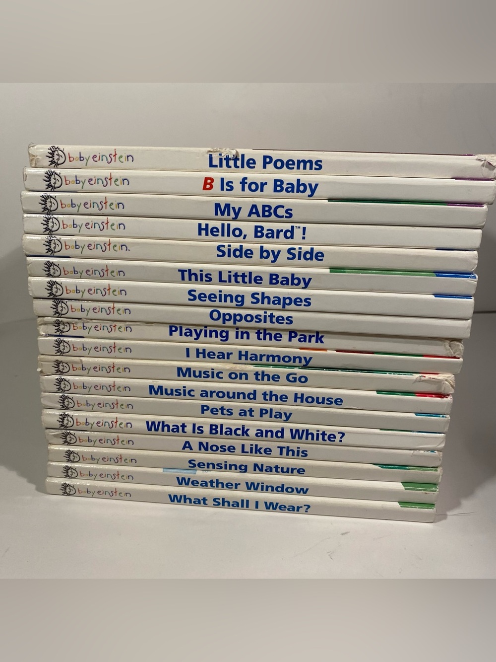 Bundle of Baby Einstein Board Book Set 2013 - Pre-Owned